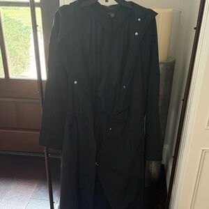 Athleta Black Trench Coat
